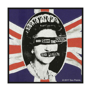 Sex Pistols - God Save The Queen Official Standard Patch (Retail Pack)***READY TO SHIP from Hong Kong***